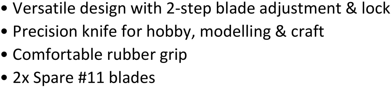 סכין סקלפל SHESTO MODELCRAFT PKN1211 TEXT